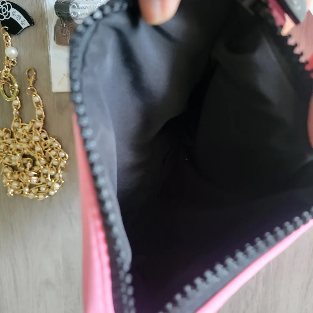 🛍Final Price🛍 4pcs NWOT Chanel Pink Cosmetic Pouch